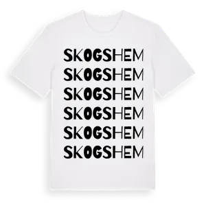 Skogshem ordlek t-shirt – ekologisk bomull t-shirt från Pinshirt