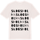 Vintage White t-shirt med Skogsholma ordlek t-shirt