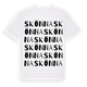 White t-shirt med Skönna ordlek t-shirt