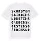 Skorstensgården ordlek t-shirt