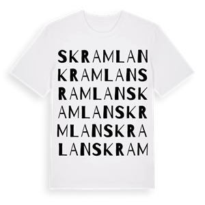 Skramlan ordlek t-shirt – ekologisk bomull t-shirt från Pinshirt