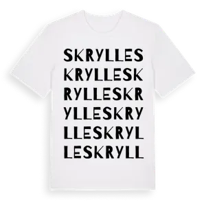 Skrylle ordlek t-shirt – ekologisk bomull t-shirt från Pinshirt