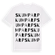Skumparp ordlek t-shirt