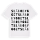 Släbobygget ordlek t-shirt
