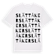 White t-shirt med Slättåker ordlek t-shirt