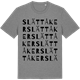 Mid Heather Gray t-shirt med Slättåker ordlek t-shirt