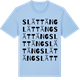 Blue Soul t-shirt med Slättäng ordlek t-shirt
