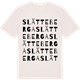 Vintage White t-shirt med Slätteberga ordlek t-shirt
