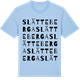 Blue Soul t-shirt med Slätteberga ordlek t-shirt