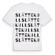 Slättekull ordlek t-shirt
