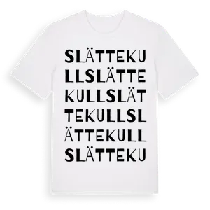 Slättekull ordlek t-shirt – ekologisk bomull t-shirt från Pinshirt