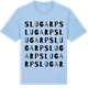 Blue Soul t-shirt med Slugarp ordlek t-shirt