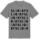 Mid Heather Gray t-shirt med Slugarp ordlek t-shirt