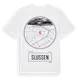 White t-shirt med Slussen t-shirt