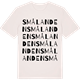Vintage White t-shirt med Smålanden ordlek t-shirt