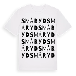 Småryd ordlek t-shirt – ekologisk bomull t-shirt från Pinshirt