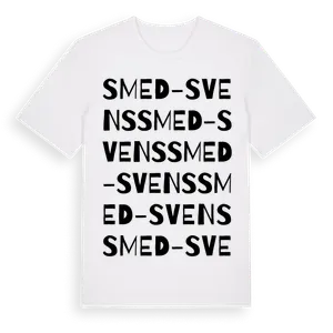 Smed-Svens ordlek t-shirt – ekologisk bomull t-shirt från Pinshirt