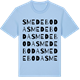 Blue Soul t-shirt med Smedeboda ordlek t-shirt