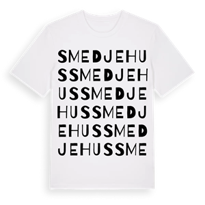 Smedjehus ordlek t-shirt – ekologisk bomull t-shirt från Pinshirt