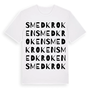 Smedkroken ordlek t-shirt – ekologisk bomull t-shirt från Pinshirt