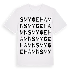 Smygehamn ordlek t-shirt – ekologisk bomull t-shirt från Pinshirt