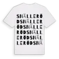 Snälleröd ordlek t-shirt