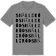 Mid Heather Gray t-shirt med Snälleröd ordlek t-shirt