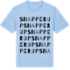 Blue Soul t-shirt med Snapperup ordlek t-shirt