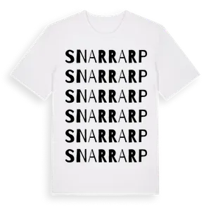 Snarrarp ordlek t-shirt – ekologisk bomull t-shirt från Pinshirt