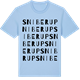 Blue Soul t-shirt med Sniberup ordlek t-shirt