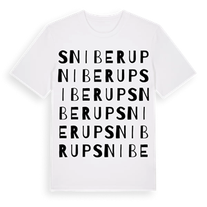 Sniberup ordlek t-shirt – ekologisk bomull t-shirt från Pinshirt