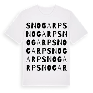 Snogarp ordlek t-shirt – ekologisk bomull t-shirt från Pinshirt