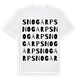 Snogarp ordlek t-shirt
