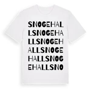 Snogehall ordlek t-shirt – ekologisk bomull t-shirt från Pinshirt