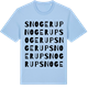Blue Soul t-shirt med Snogerup ordlek t-shirt