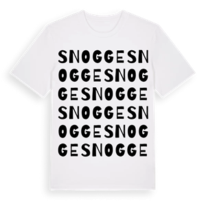Snogge ordlek t-shirt – ekologisk bomull t-shirt från Pinshirt