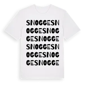 Snogge ordlek t-shirt – ekologisk bomull t-shirt från Pinshirt
