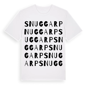 Snuggarp ordlek t-shirt – ekologisk bomull t-shirt från Pinshirt