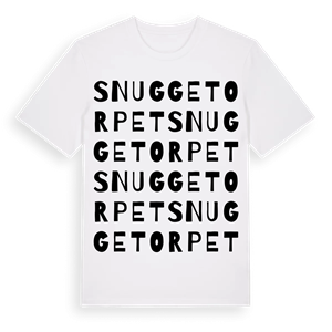 Snuggetorpet ordlek t-shirt – ekologisk bomull t-shirt från Pinshirt