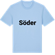 Blue Soul t-shirt med Söder fetstil t-shirt