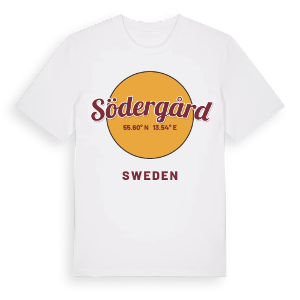 Södergård cirkel t-shirt – ekologisk bomull t-shirt från Pinshirt