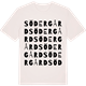 Vintage White t-shirt med Södergård ordlek t-shirt