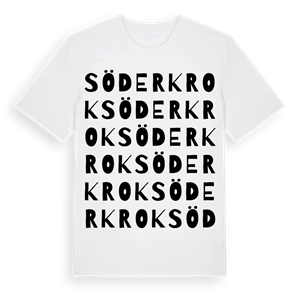 Söderkrok ordlek t-shirt – ekologisk bomull t-shirt från Pinshirt