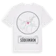 White t-shirt med Söderkrok t-shirt