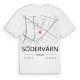 Södervärn karta t-shirt
