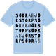 Blue Soul t-shirt med Södra Björstorp ordlek t-shirt