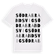 Södra Brandsvig ordlek t-shirt