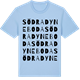 Blue Soul t-shirt med Södra Dyneboda ordlek t-shirt
