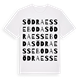White t-shirt med Södra Esseboda ordlek t-shirt