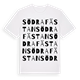 Södra Fästan ordlek t-shirt